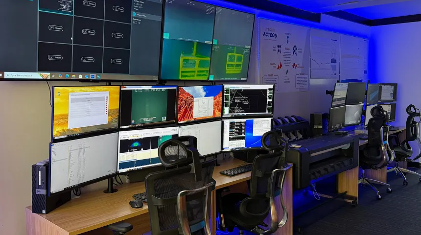 UTEC’s new remote centre at the Abu Dhabi office