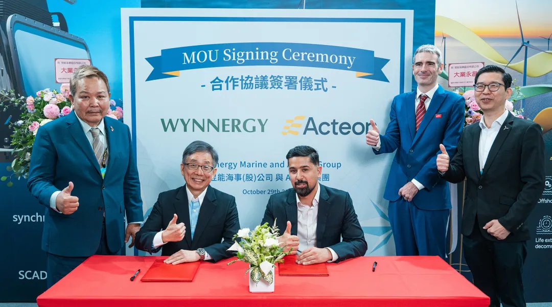Wynnergy and Acteon signing MOU