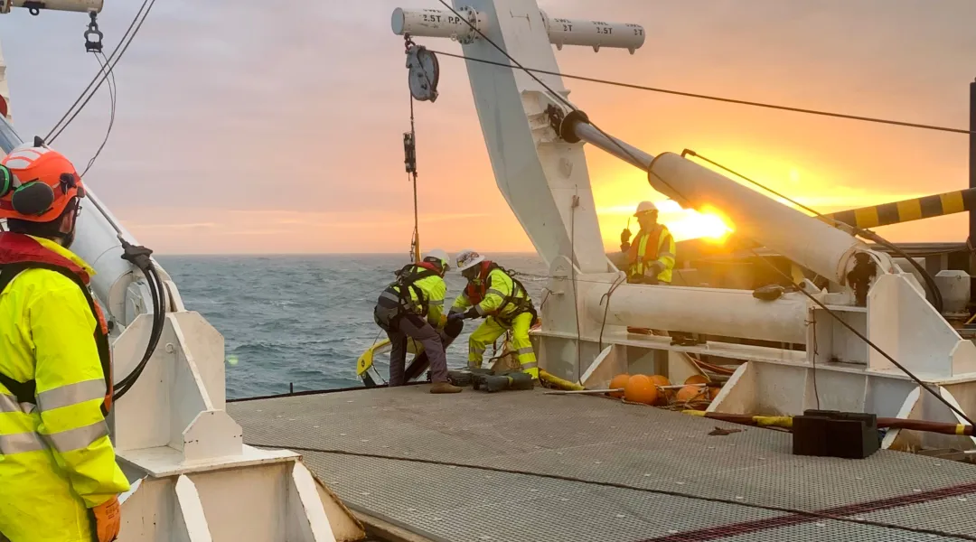 Site characterisation at sunset offshore Bellrock Floating Wind farm
