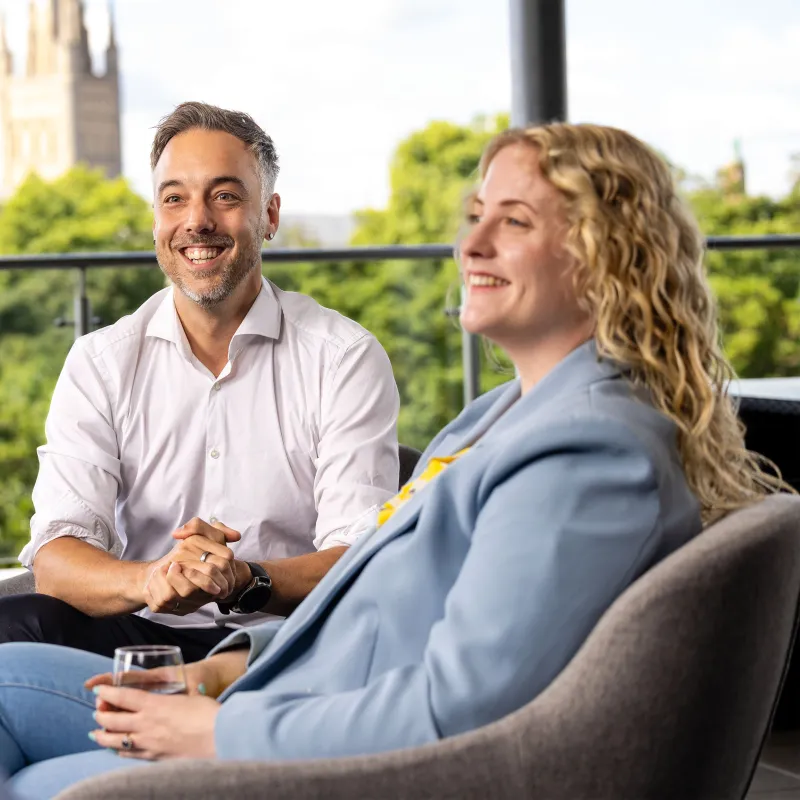 Acteon staff having a meeting. 