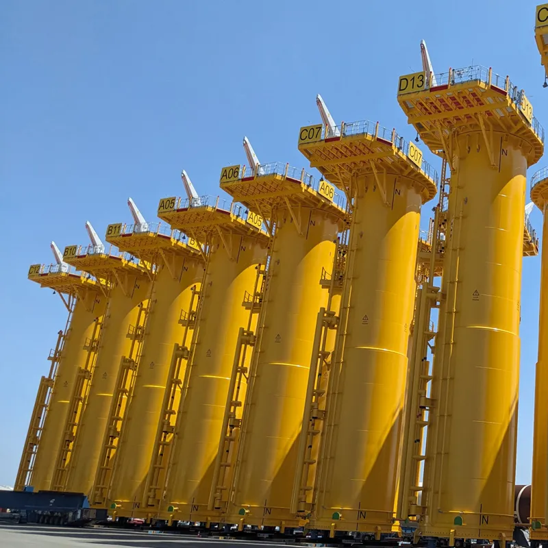 Grouted connections work on the Noirmoutier offshore wind farm 