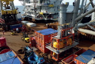 Grouting of offshore substation – German sector North Sea