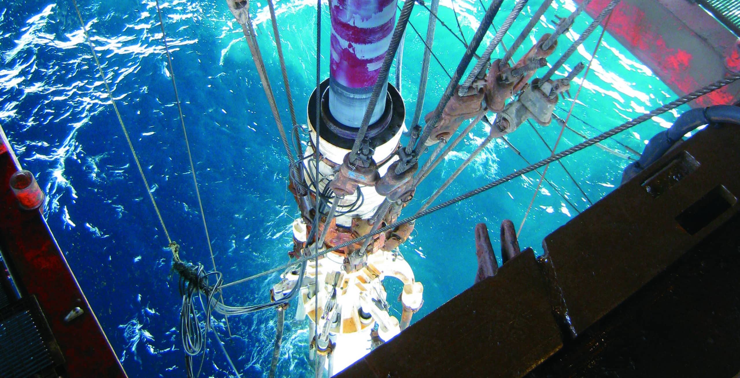 Drilling with a sixth generation semi-sub in shallow water