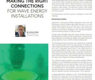 Making the right connections for wave energy installations