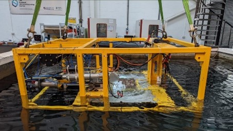 Subsea cutting offshore wide angle