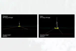 2 Orcaflex simulation videos side by side